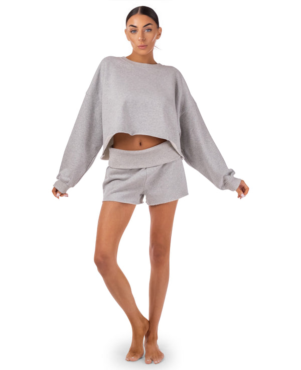 Elle Foldover Sweatshorts