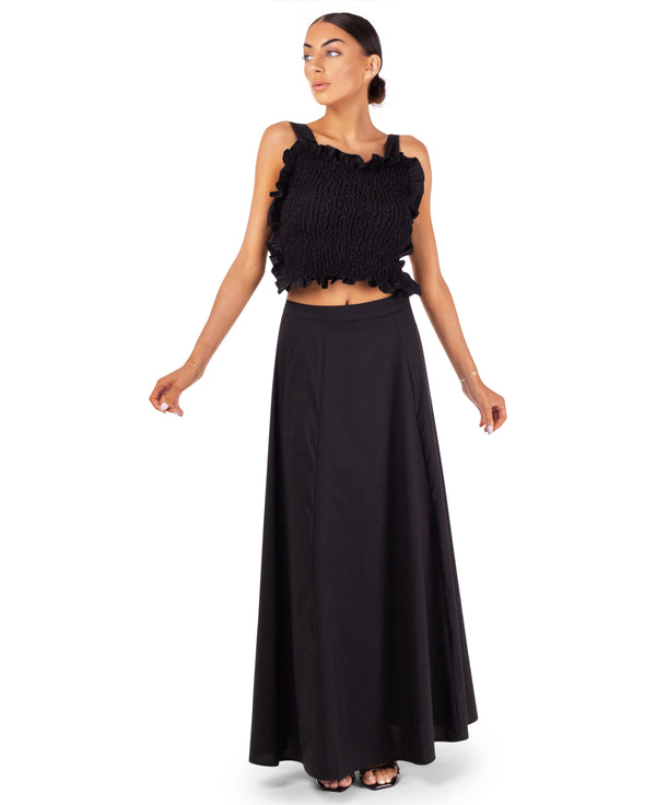 Kayla Ruffle Crop Top