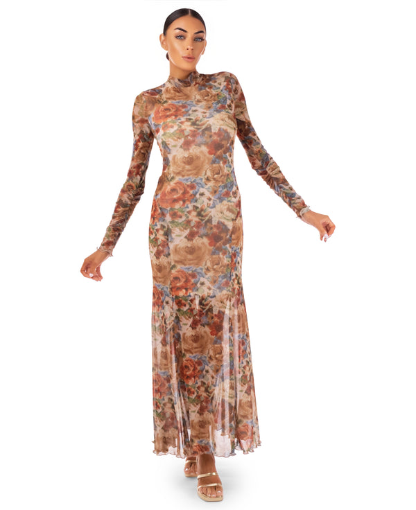 Lyra Floral Maxi Dress