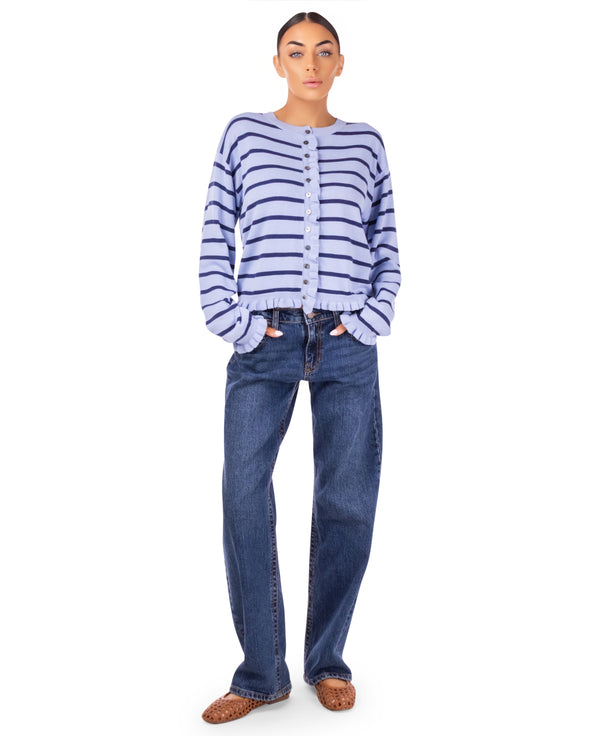 Maggie Striped Cardigan
