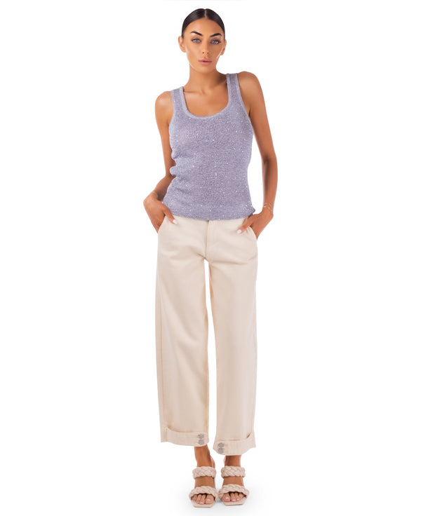 Brooke Shimmer Tank Top