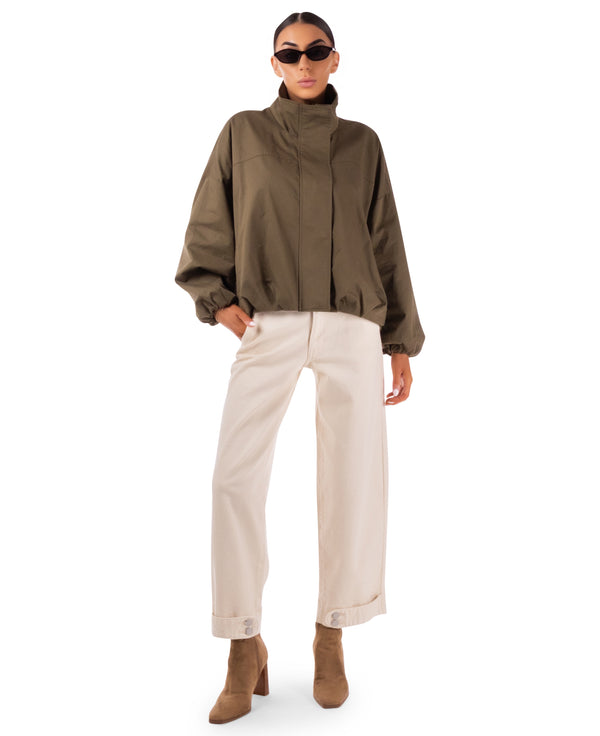 Abigail Cropped Trench Coat