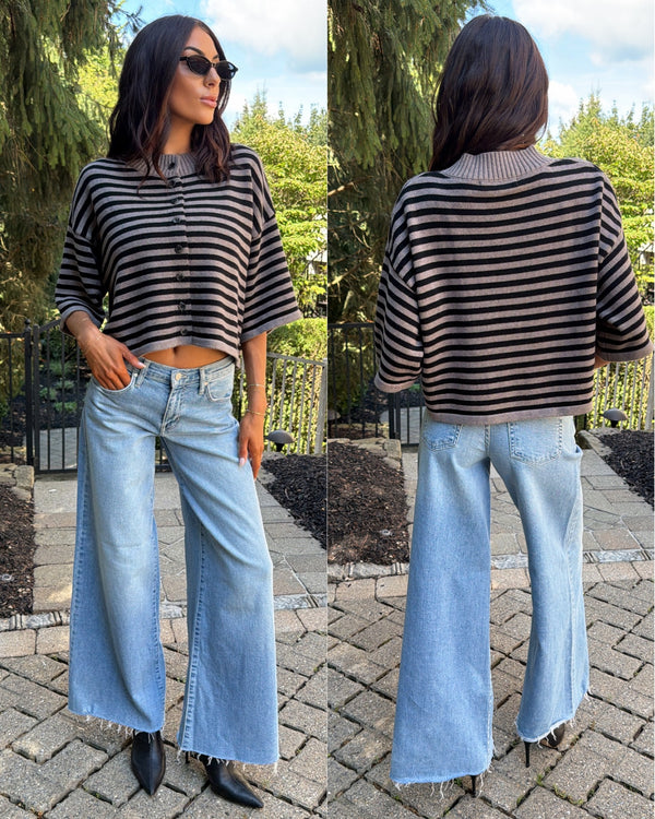 Joslyn Striped Cardigan